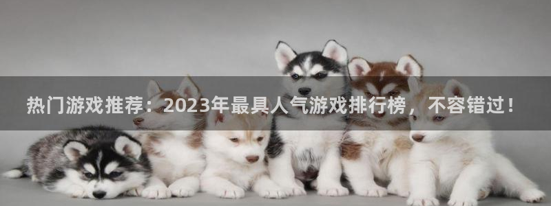 长征娱乐官网登录：热门游戏推荐：2023年最具人气游戏排行榜